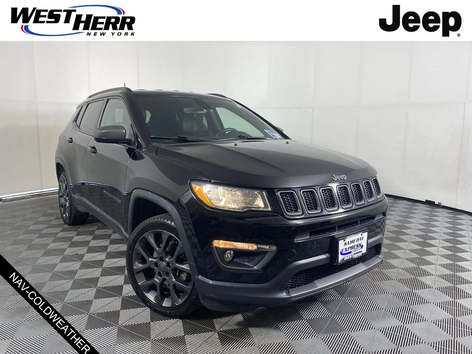Used 2021 Diamond Black Crystal Pearlcoat Jeep 80th Anniversary image 1