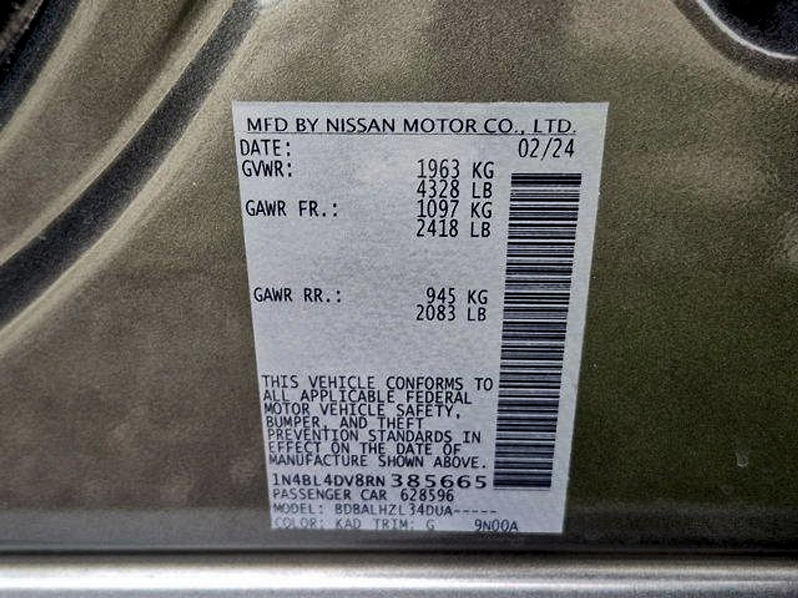 2024 Nissan Altima SV - Photo 32