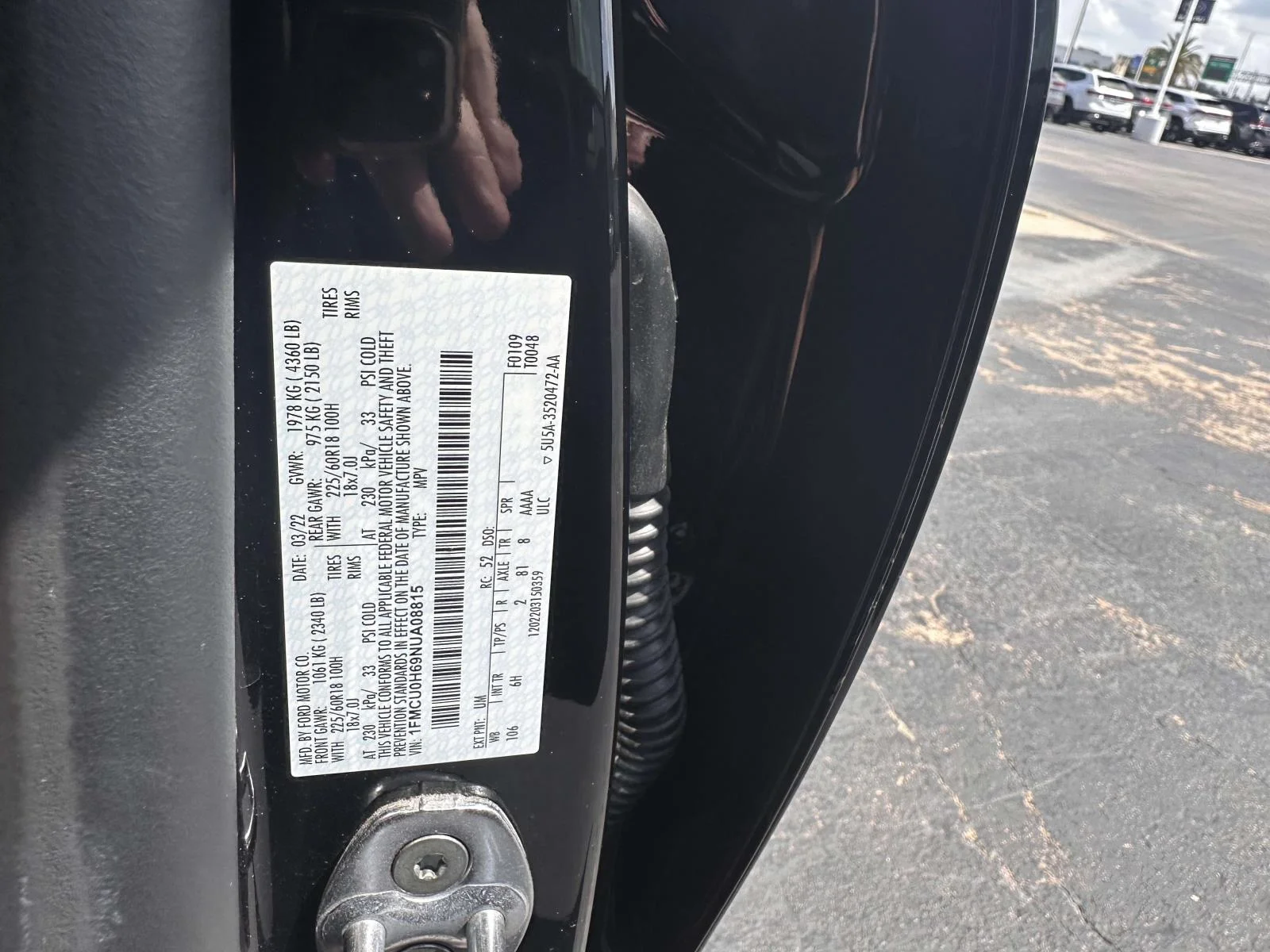 Used 2022 Black Ford SEL image 21