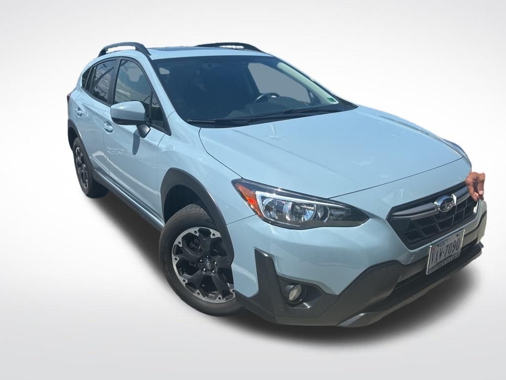 Used 2021 Lagoon Blue Pearl Subaru Premium image 2