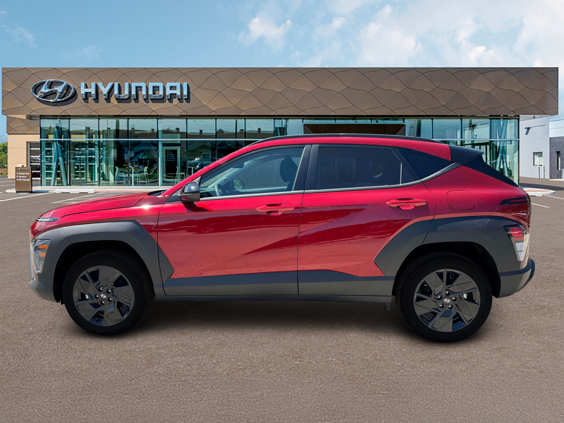 New 2027 Red Hyundai SEL Sport AWD image 3