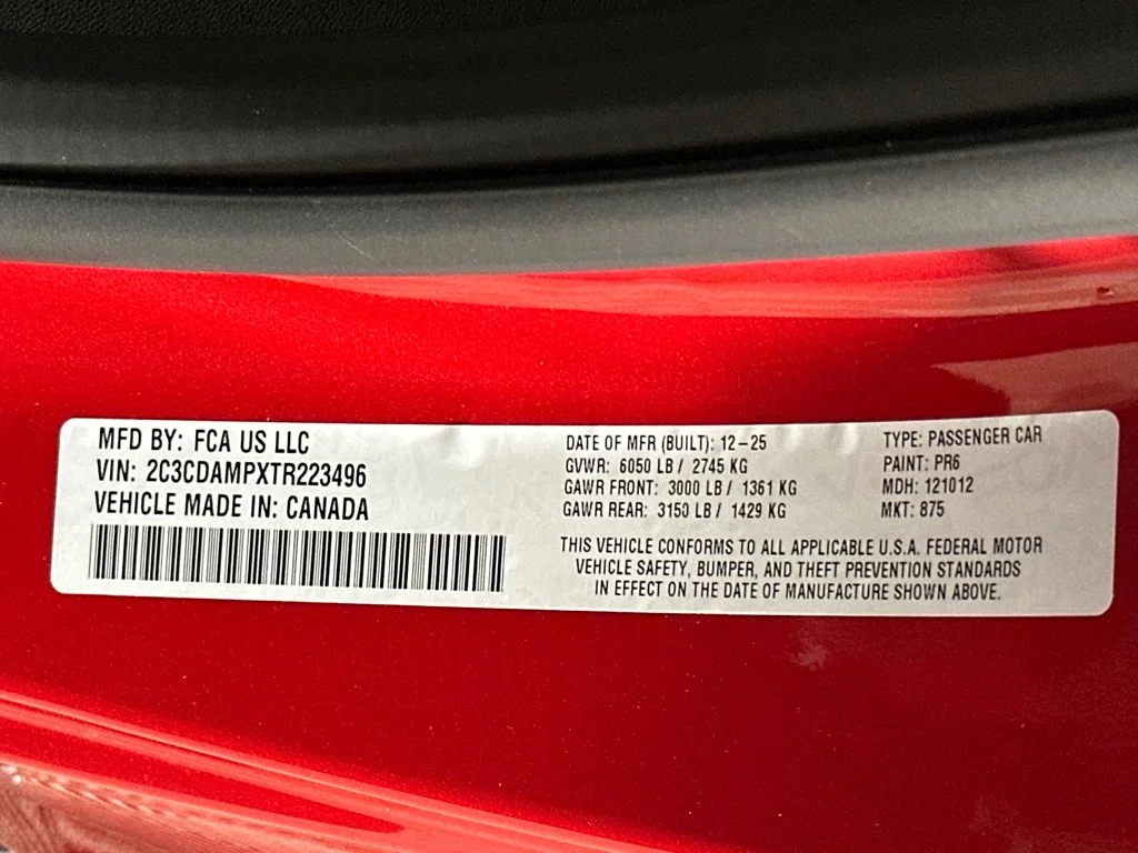 New 2026 Redeye Exterior Paint Dodge Scat Pack image 12