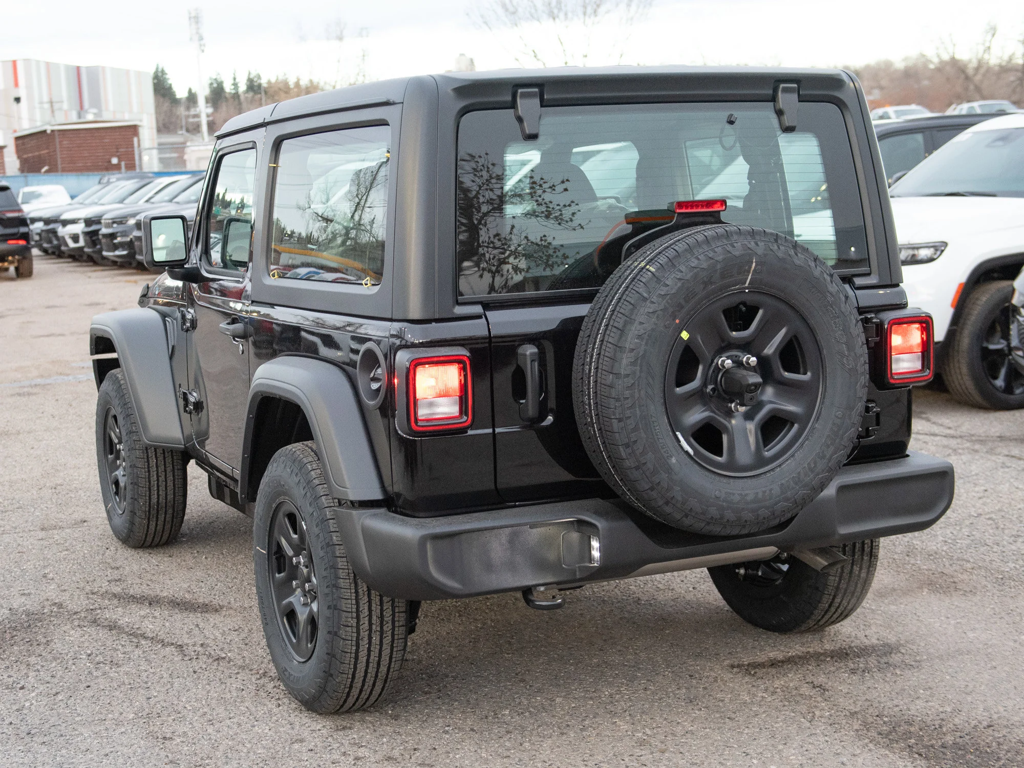 New 2026 Black Jeep Sport* 2 Door 4x4, Turbo image 4
