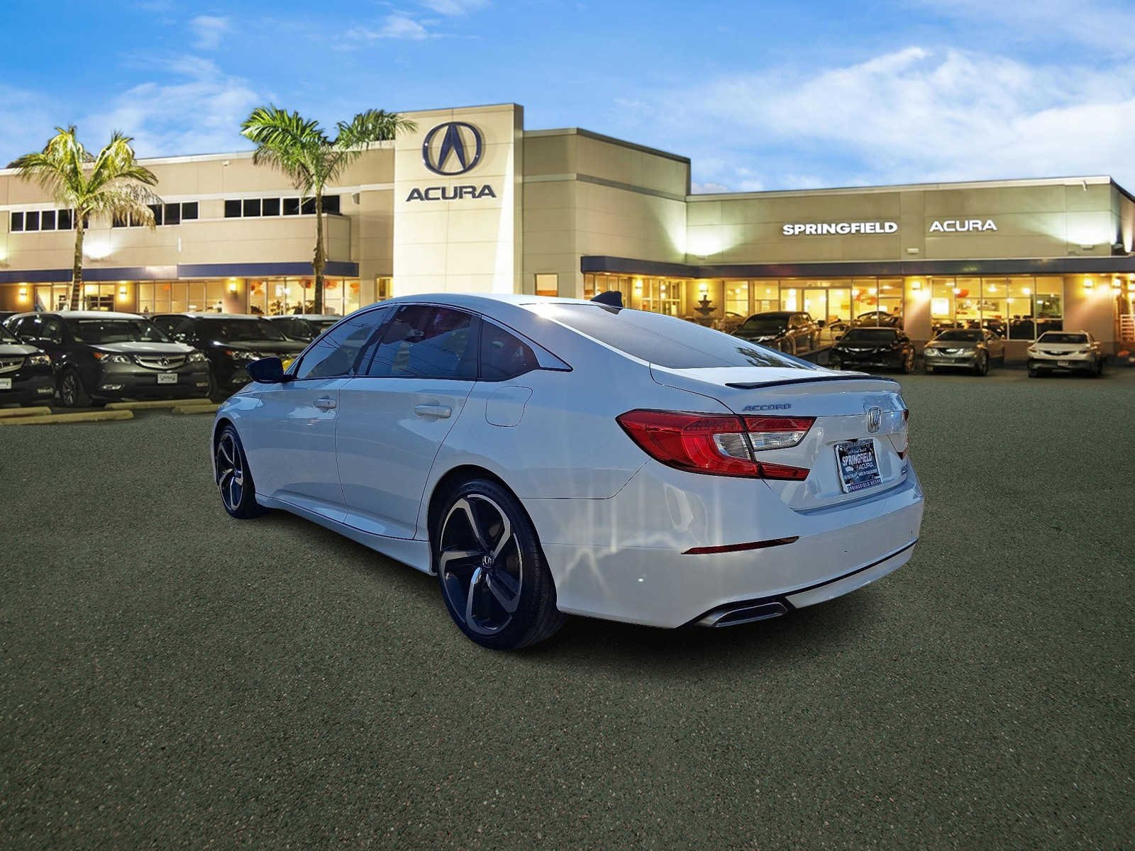 Used 2021 Platinum White Pearl Honda Sport SE image 5