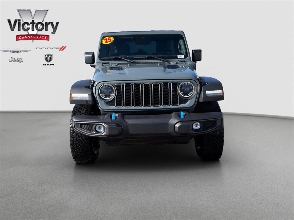 Used 2025 Jeep Wrangler 4xe Rubicon 4XE with VIN 1C4RJXR6XSW602781 for sale in Kansas City
