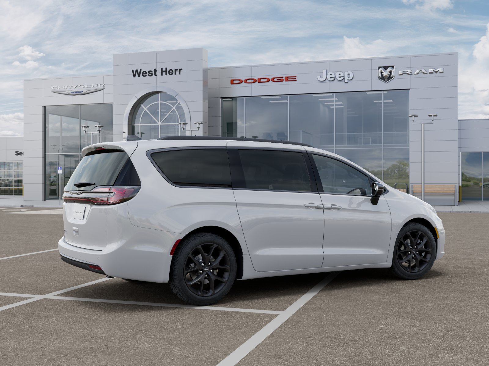New 2026 Bright White Clear-Coat Exterior Paint Chrysler PACIFICA SELECT image 104