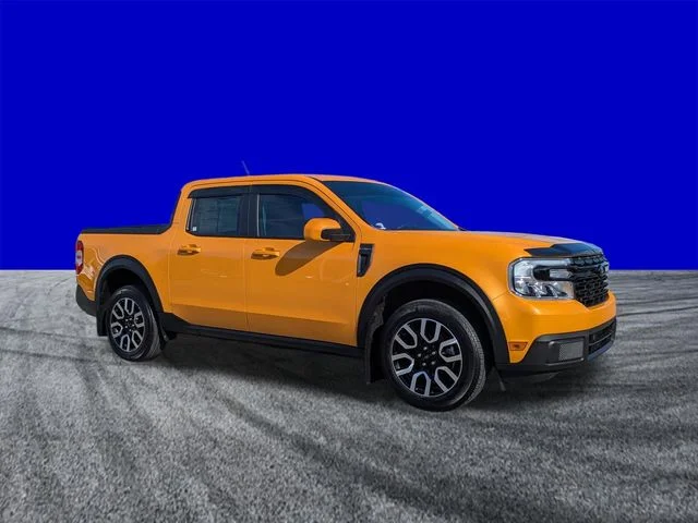 Certified Used 2023 Orange Metallic Ford Lariat image 2