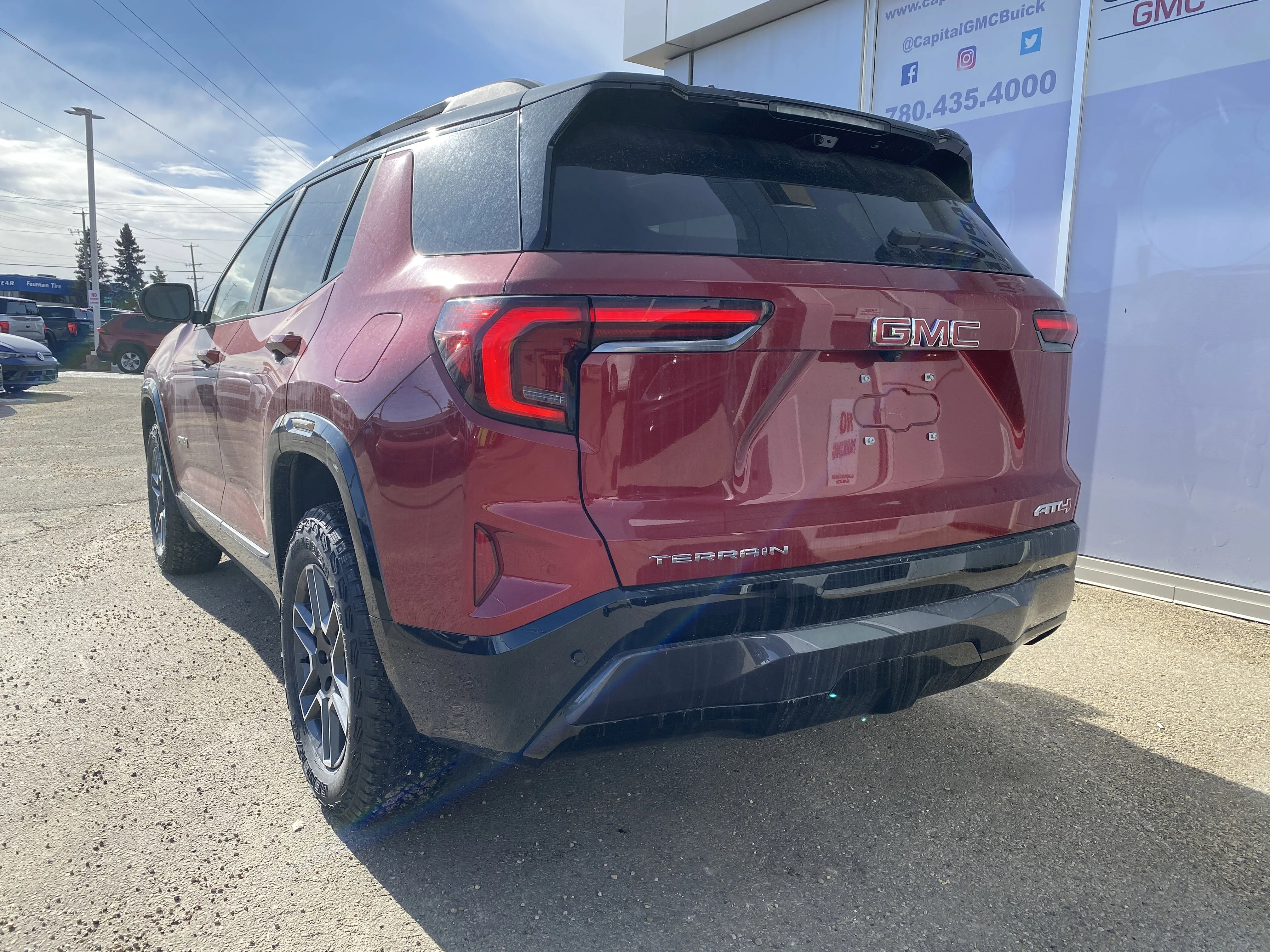 New 2026 VOLCANIC RED TINTCOAT GMC AWD AT4 image 4