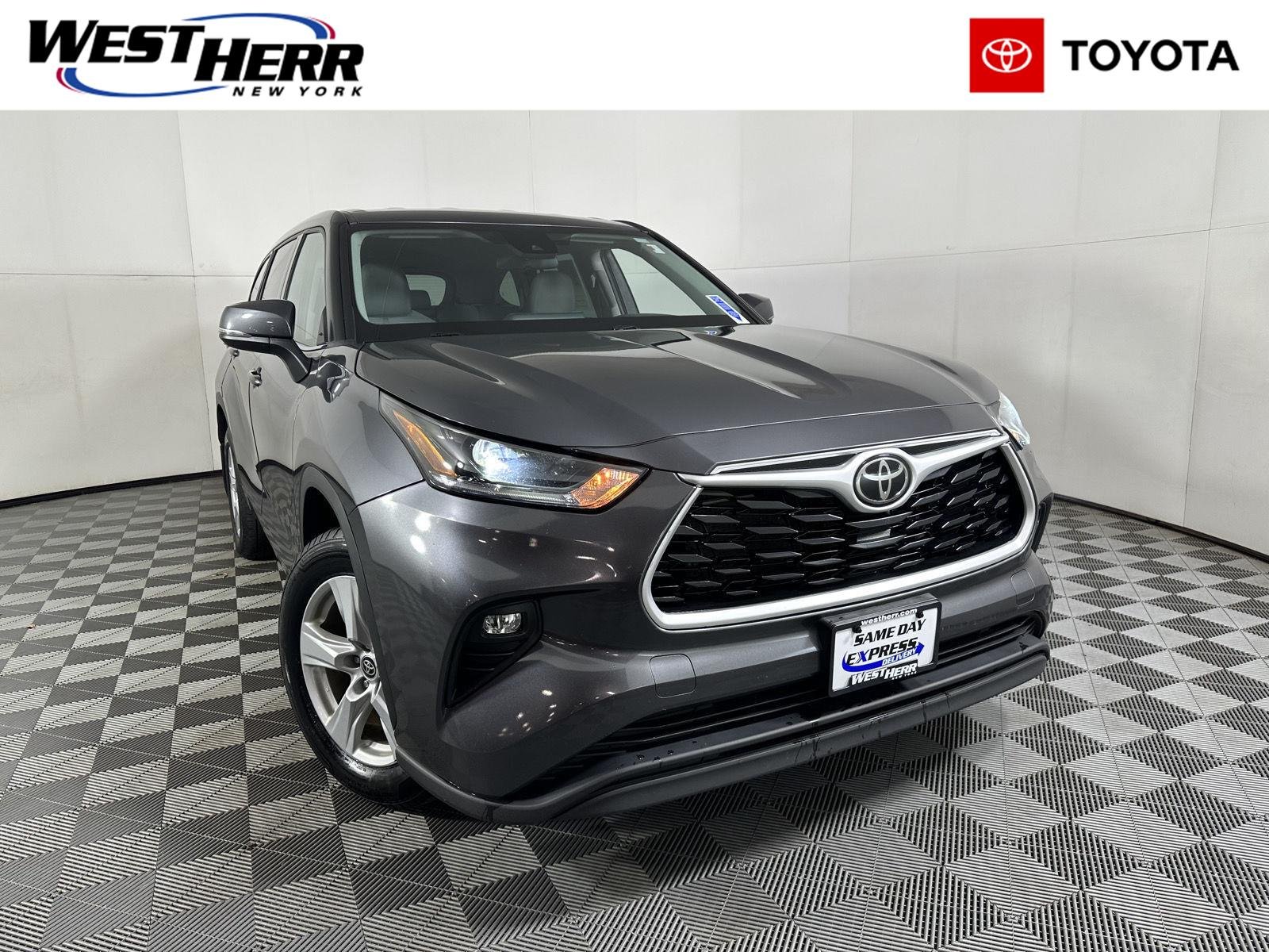Used 2021 Magnetic Gray Metallic Toyota LE image 1