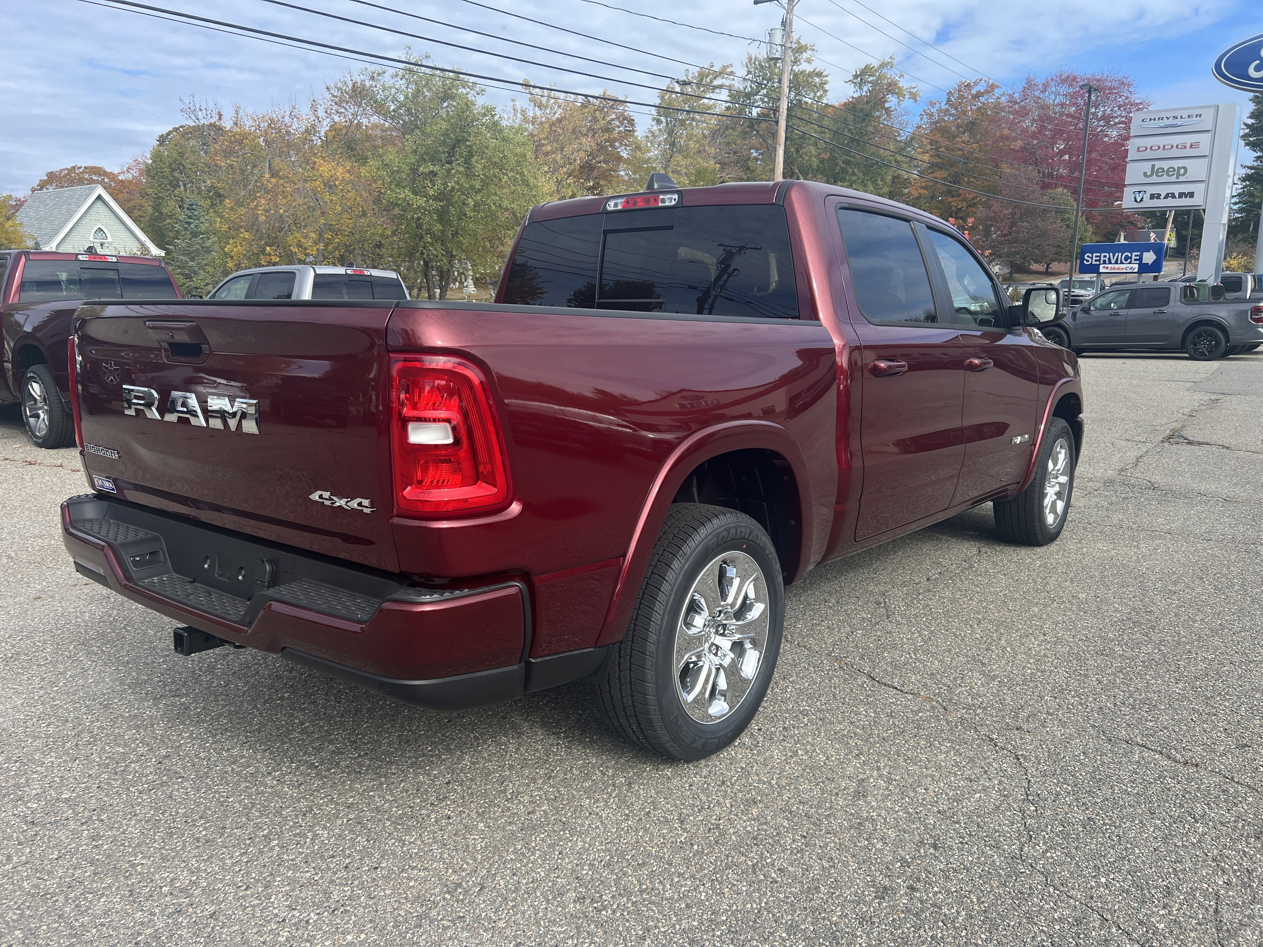 New 2025 Delmonico Red Pearlcoat Ram Big Horn image 5