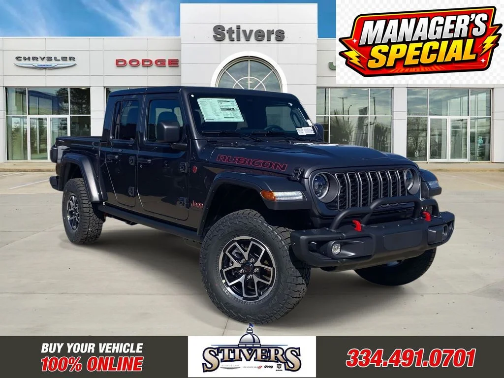 New 2026 Granite Crystal Metallic Clear-Coat Exterior Paint Jeep Rubicon image 1