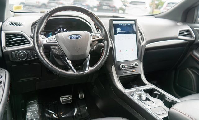 Used 2022 Stone Blue Metallic Ford ST Line image 13