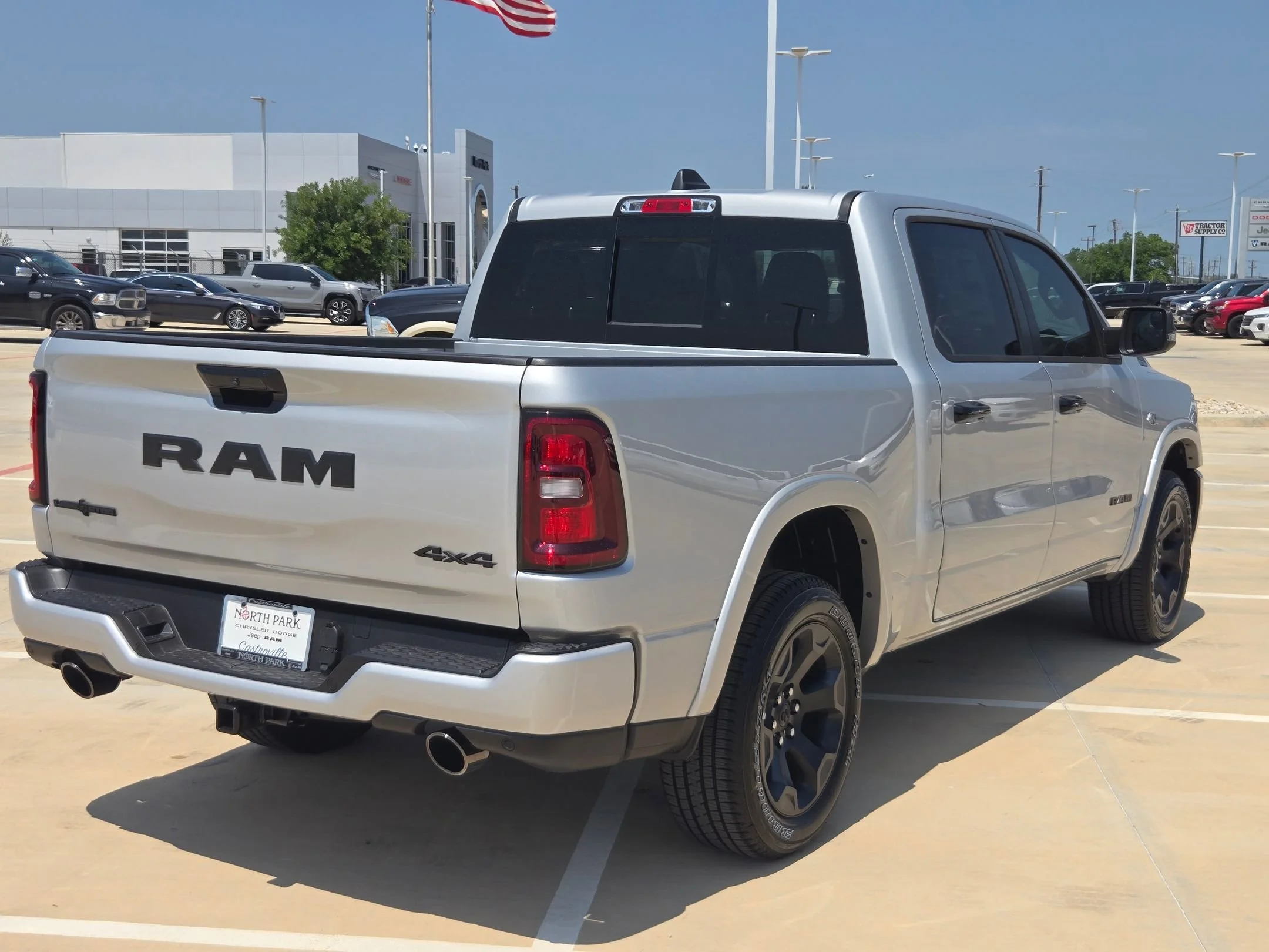 New 2026 Silver Zynith Exterior Paint RAM Big Horn/Lone Star image 3