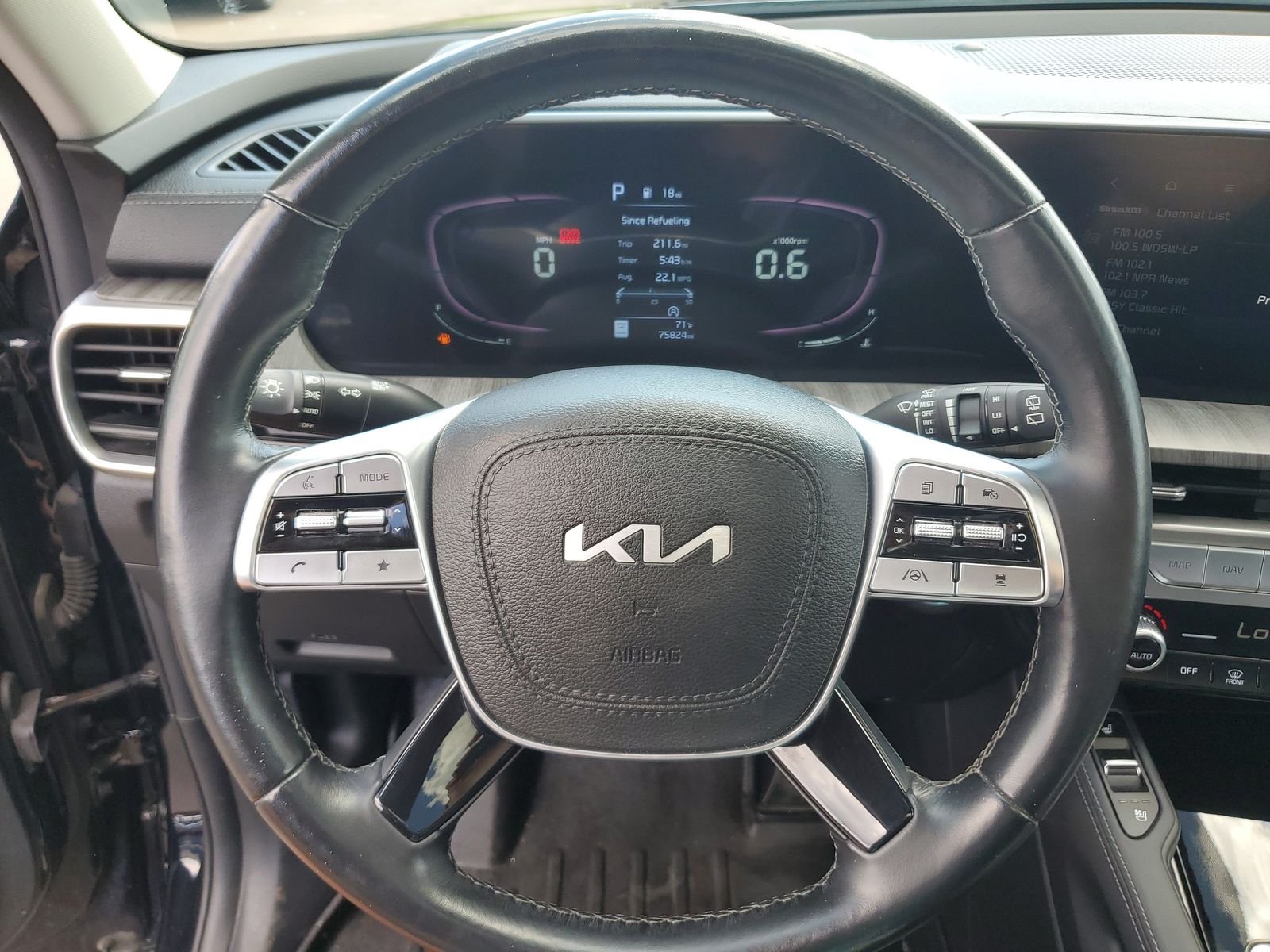 Used 2023 Black Kia EX image 19