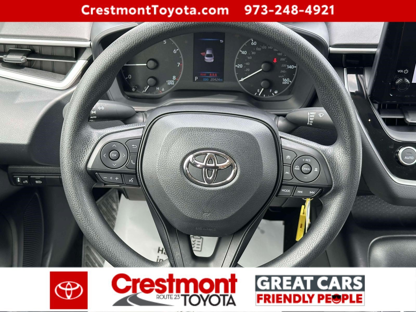 Certified Used 2023 Midnight Black Metallic Toyota LE image 12