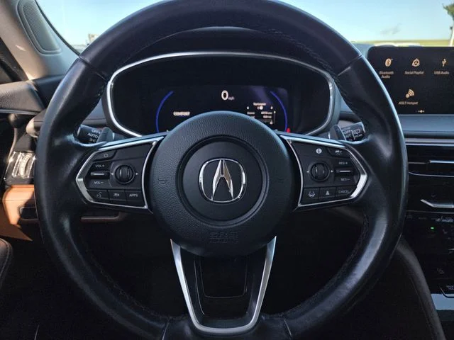 Certified Used 2022 Platinum White Pearl Acura TECH image 24