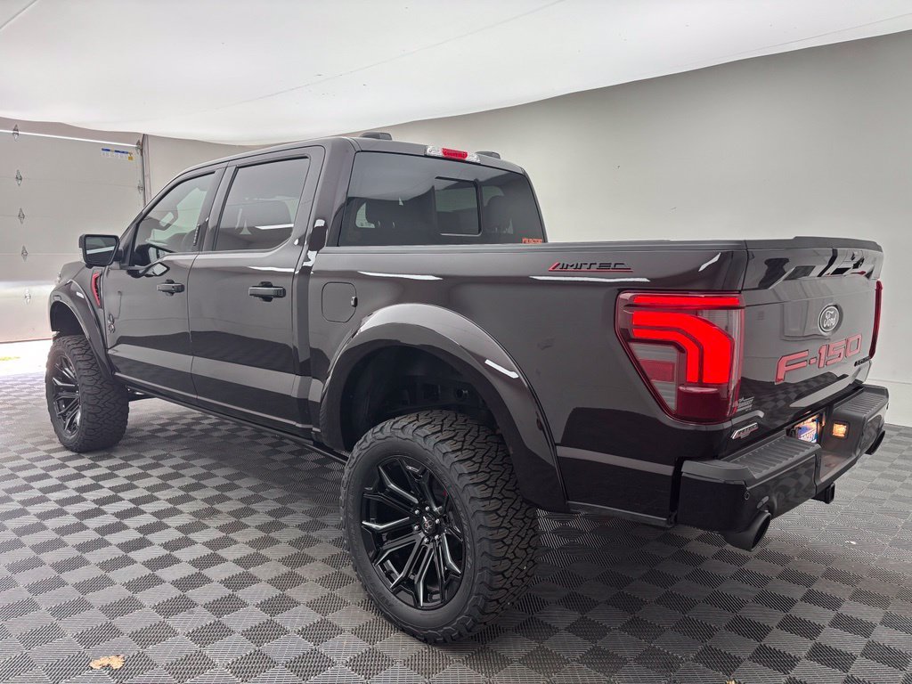 New 2026 Black Ford Lariat Limited Edition Black Widow Lifted Truck image 12