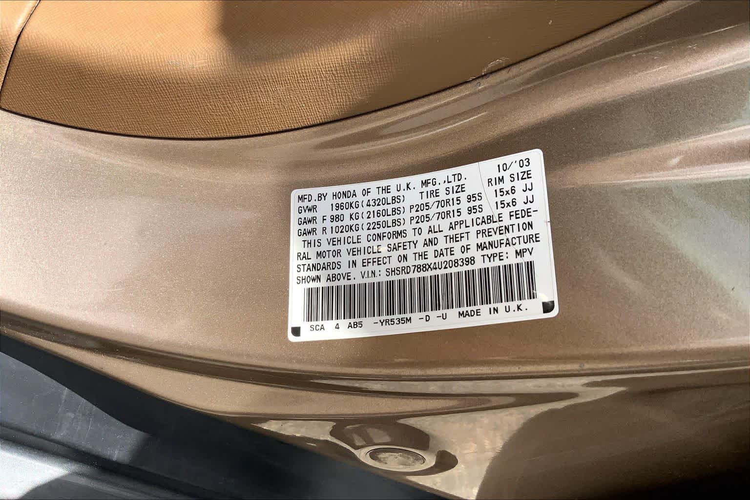 Used 2004 Satin Silver Metallic Honda EX image 27