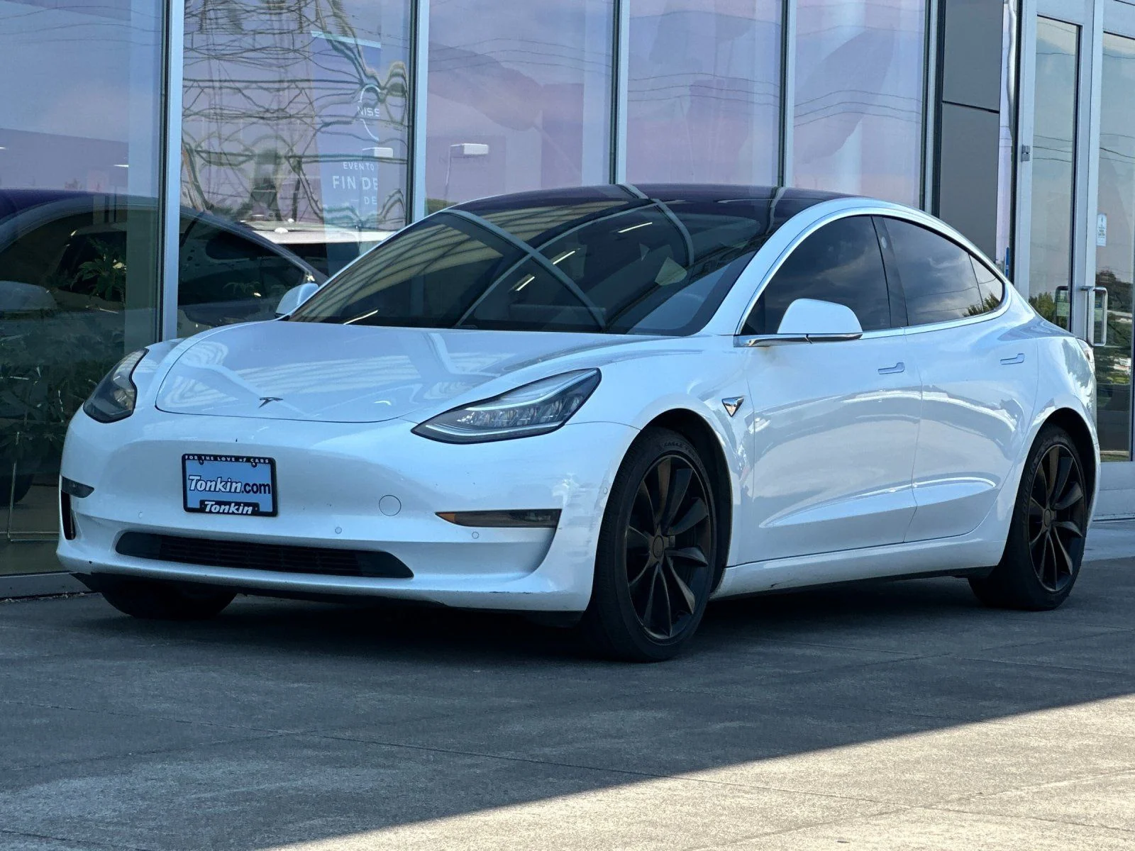 Used 2020 Pearl White Multi-Coat Tesla Long Range image 7