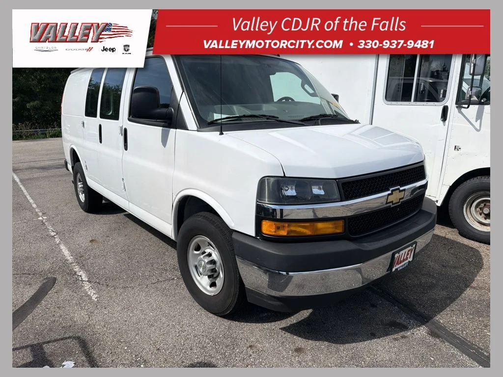 Used 2023 White Chevrolet Work Van image 1