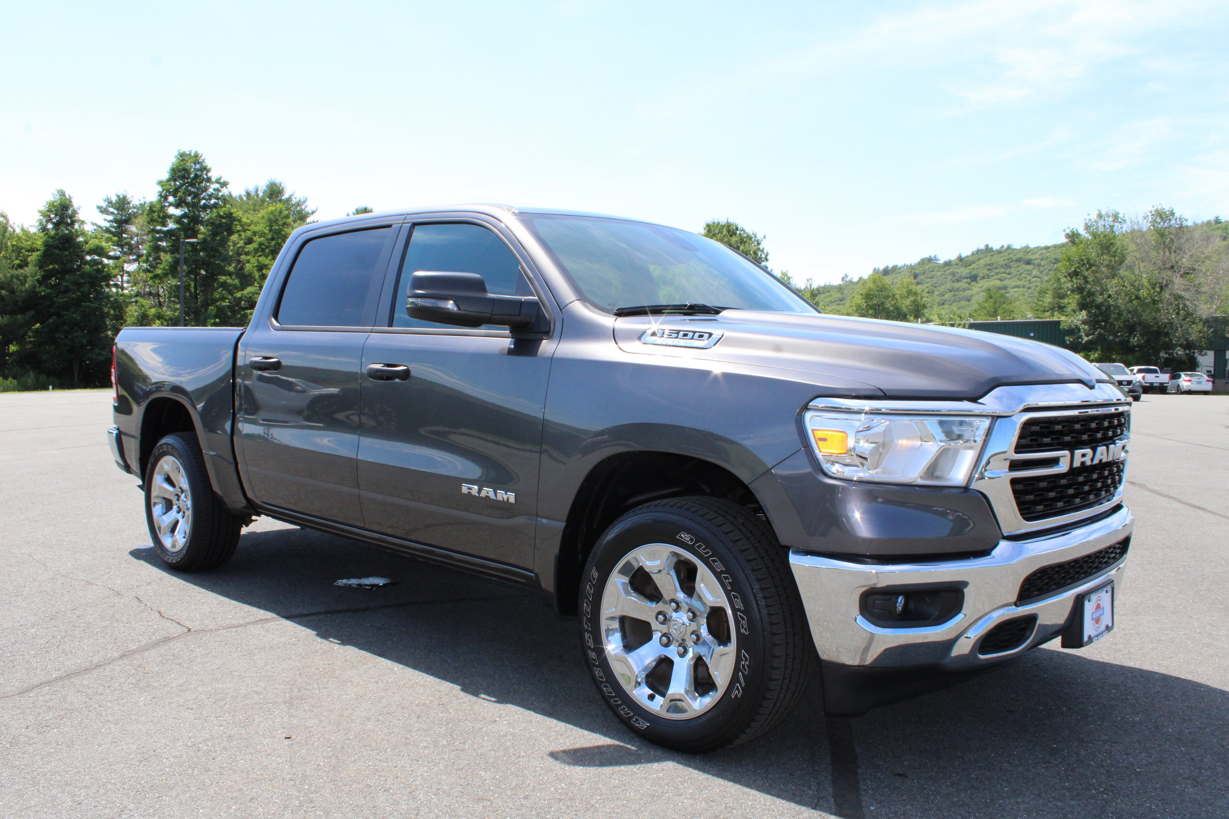 Used 2023 Granite Crystal Metallic Clearcoat Ram Big Horn image 5