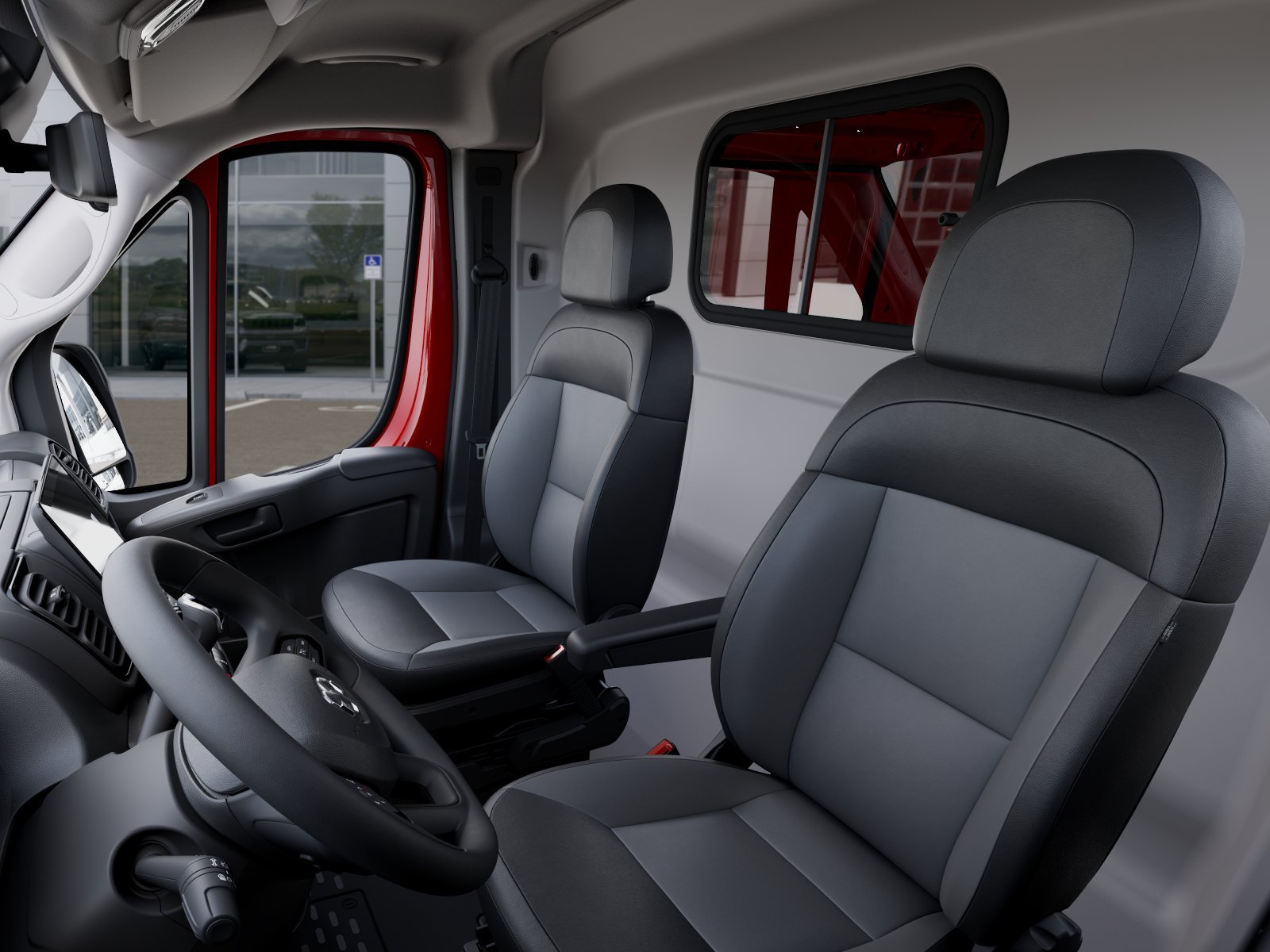 New 2026 Flame Red Clear-Coat Exterior Paint Ram Low Roof image 49