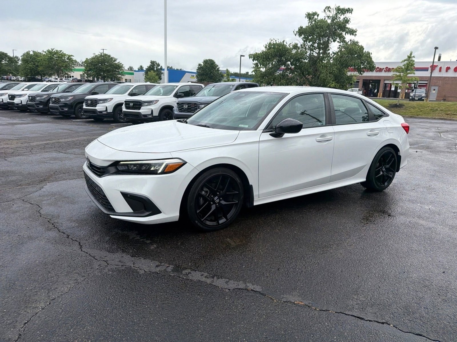 Certified Used 2023 Platinum White Pearl Honda Sport image 19