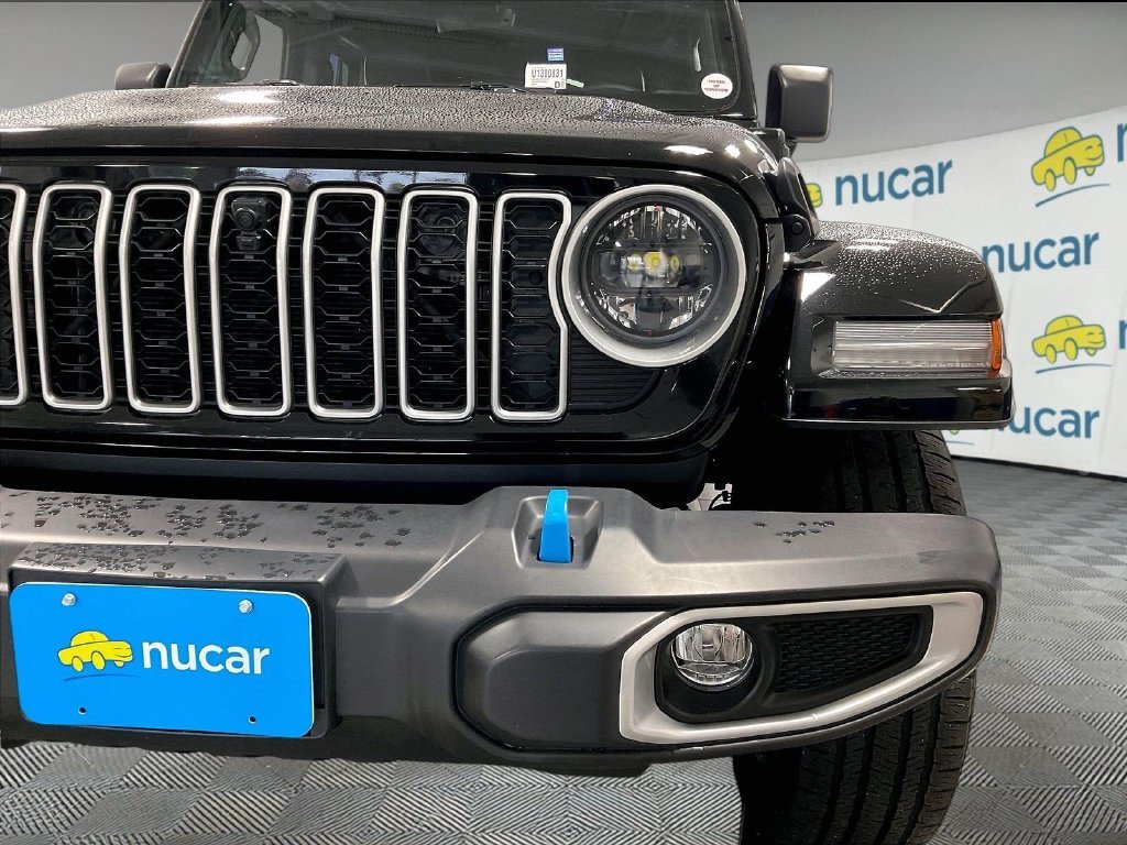 Used 2024 Black Jeep Sahara 4xe image 32