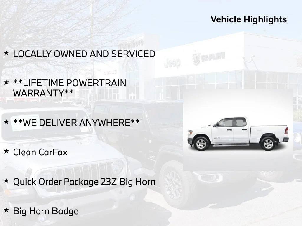 Used 2023 White Ram Big Horn/Lone Star image 5