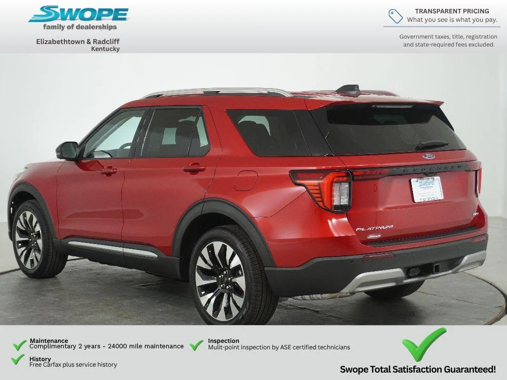 New 2026 Rapid Red Metallic Tinted Clearcoat Ford Platinum™ image 7