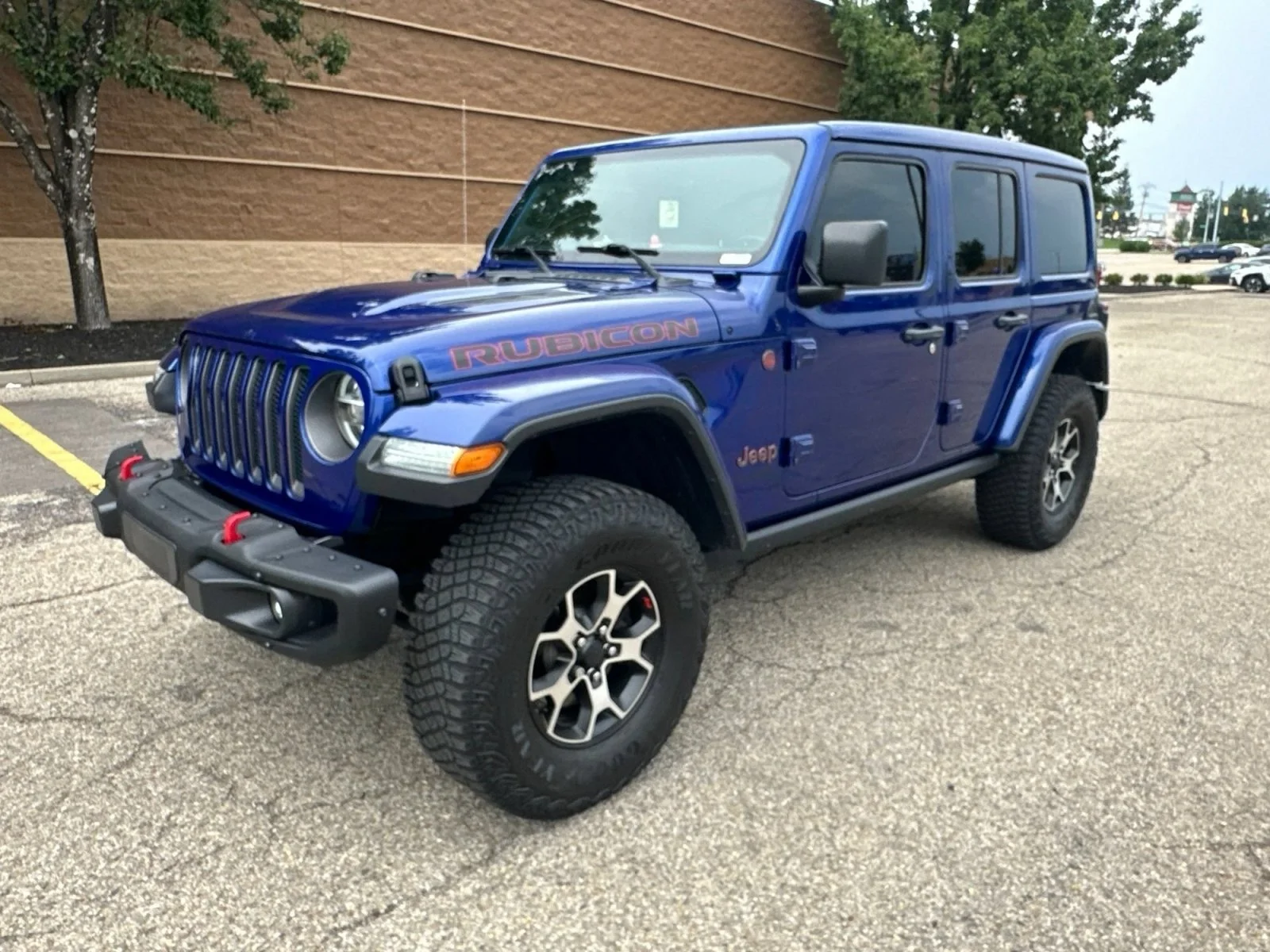 Used 2020 Ocean Blue Metallic Clearcoat Jeep Rubicon image 9