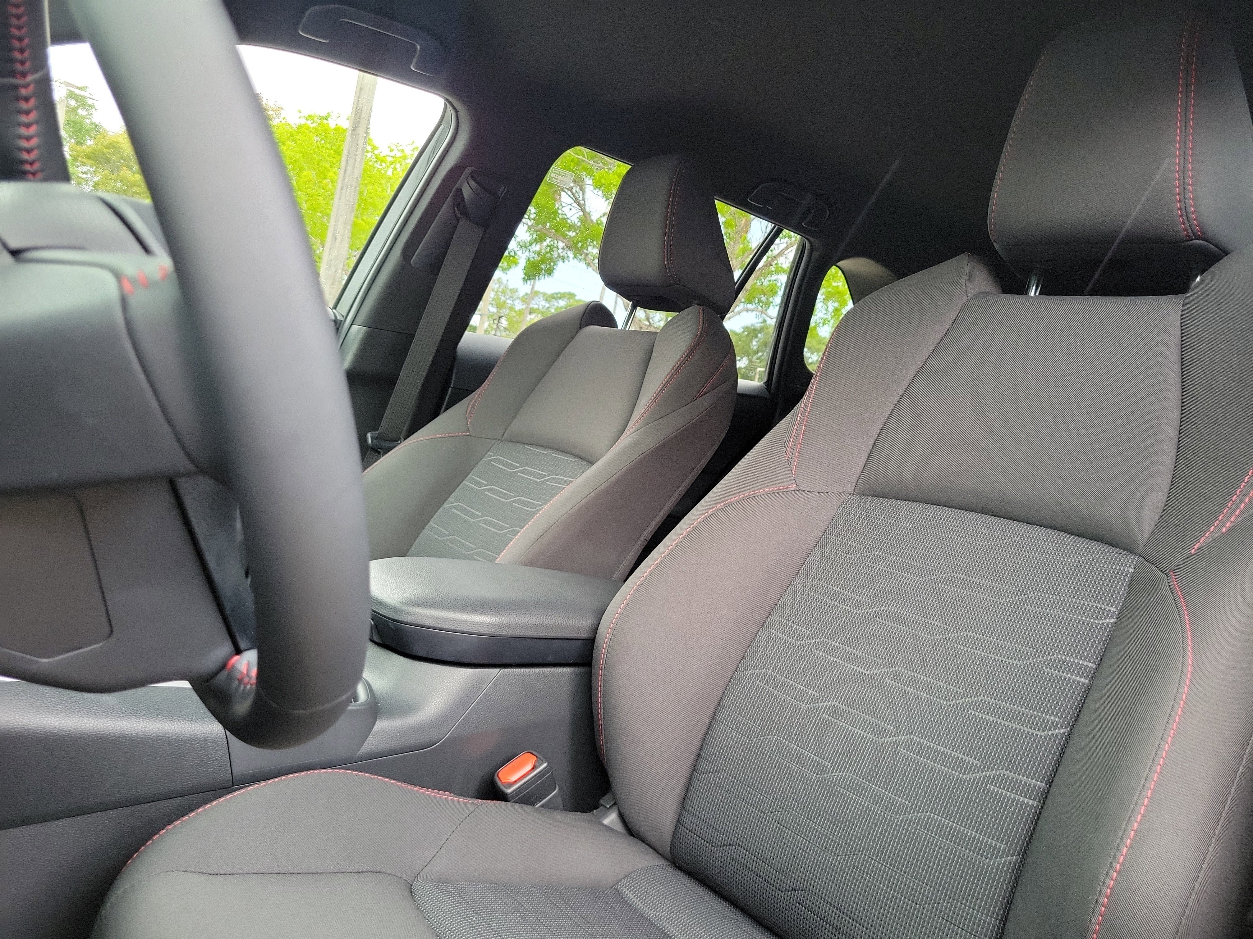 Used 2025 Midnight Black Metallic Toyota SE image 21