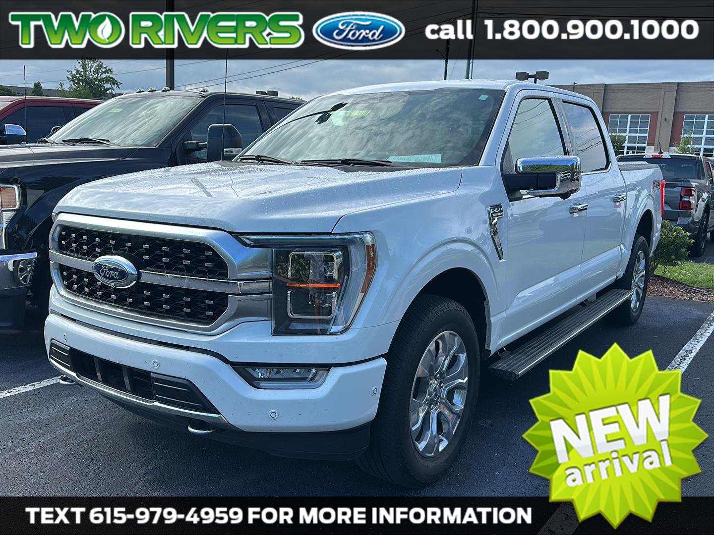 Used 2021 Star White Ford Platinum image 1