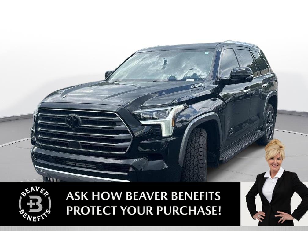 Certified Used 2024 Midnight Black Metallic Toyota Limited image 1