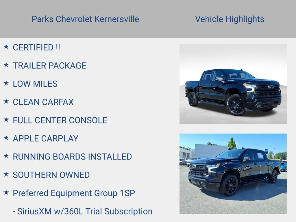 Certified Used 2025 Black Chevrolet RST image 6
