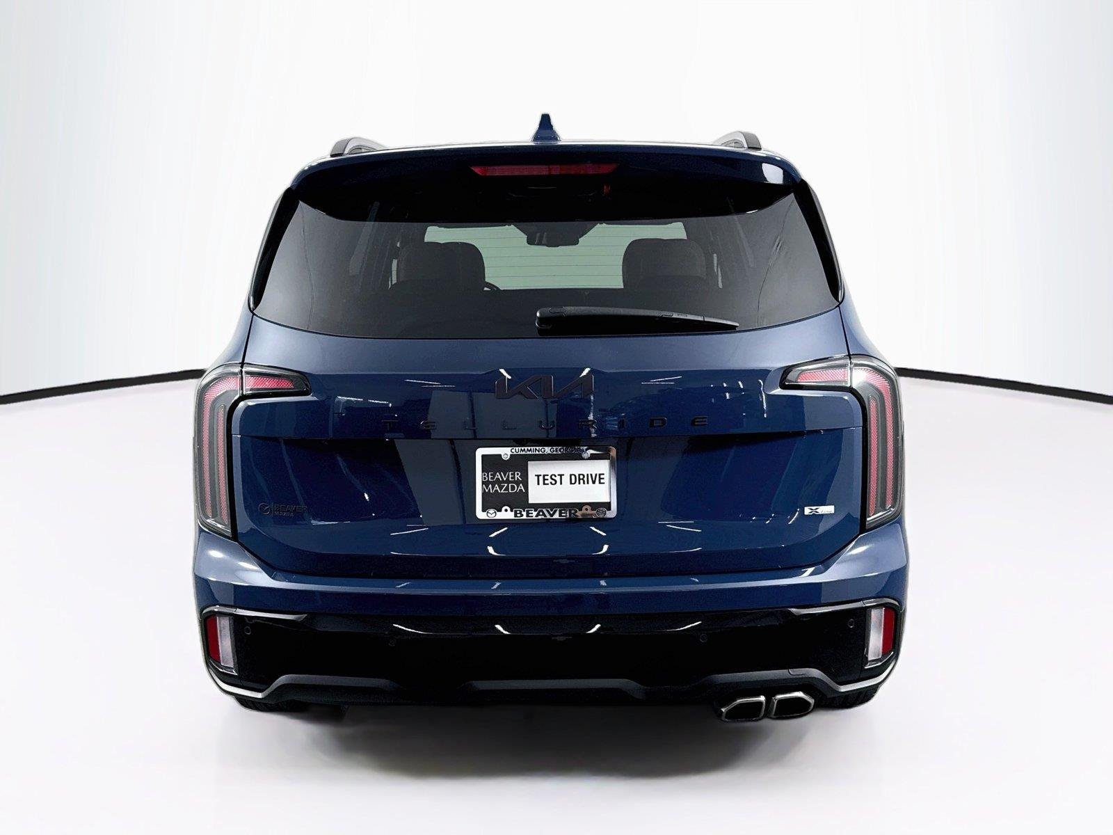 Used 2025 Midnight Lake Blue Kia EX X-Line image 12