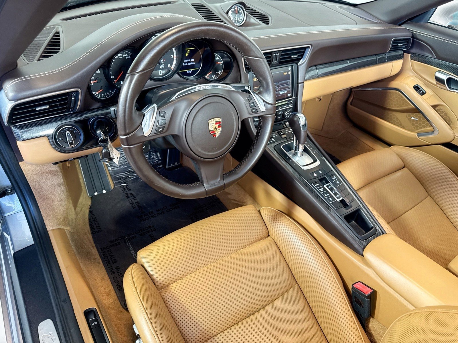 Used 2014 GT Silver Metallic Porsche Turbo S image 4