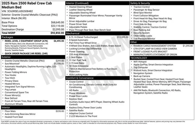 2025 RAM 2500 Rebel - Photo 46