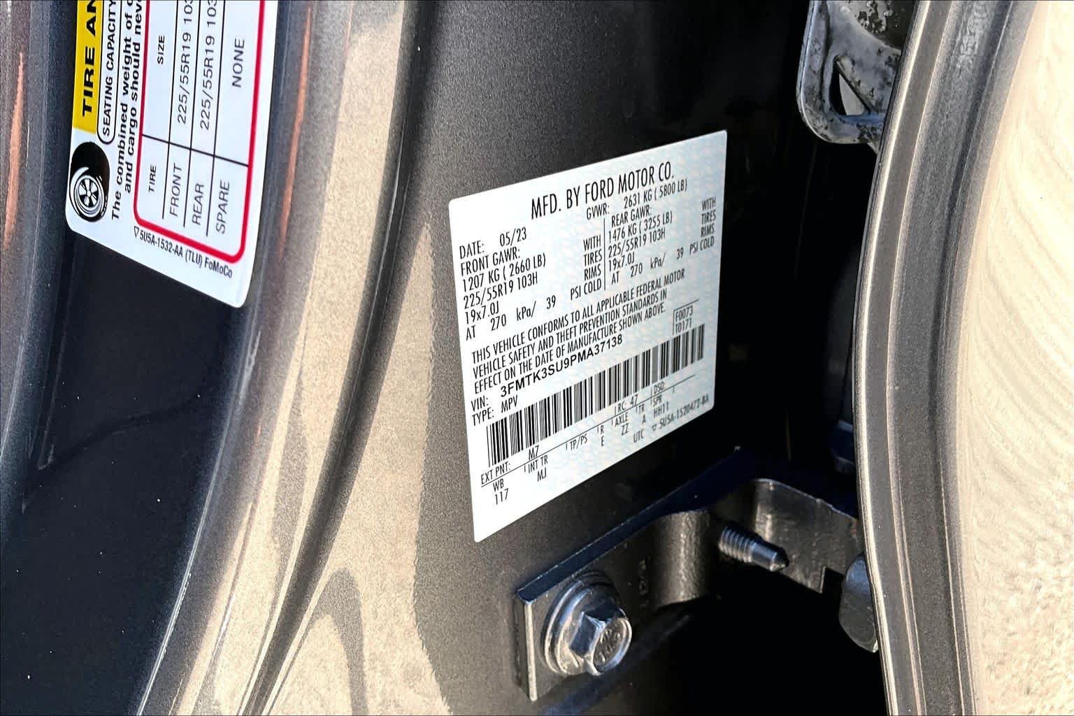 Certified Used 2023 Carbonized Gray Metallic Ford Premium image 33