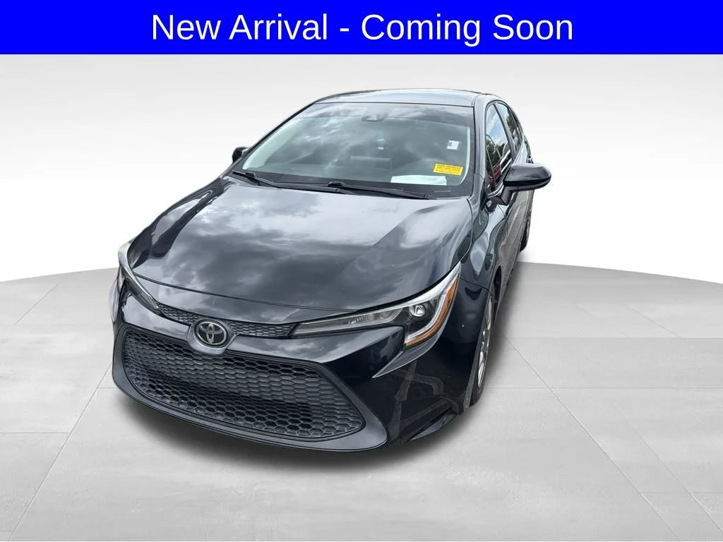Used 2021 Black Toyota LE image 2