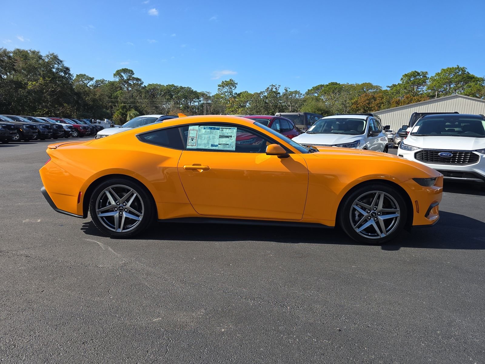 New 2026 Orange Fury Metallic Tri-coat Ford EcoBoost Premium image 3