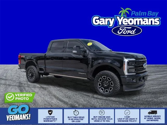 Certified Used 2025 Agate Black Metallic Ford Platinum image 1