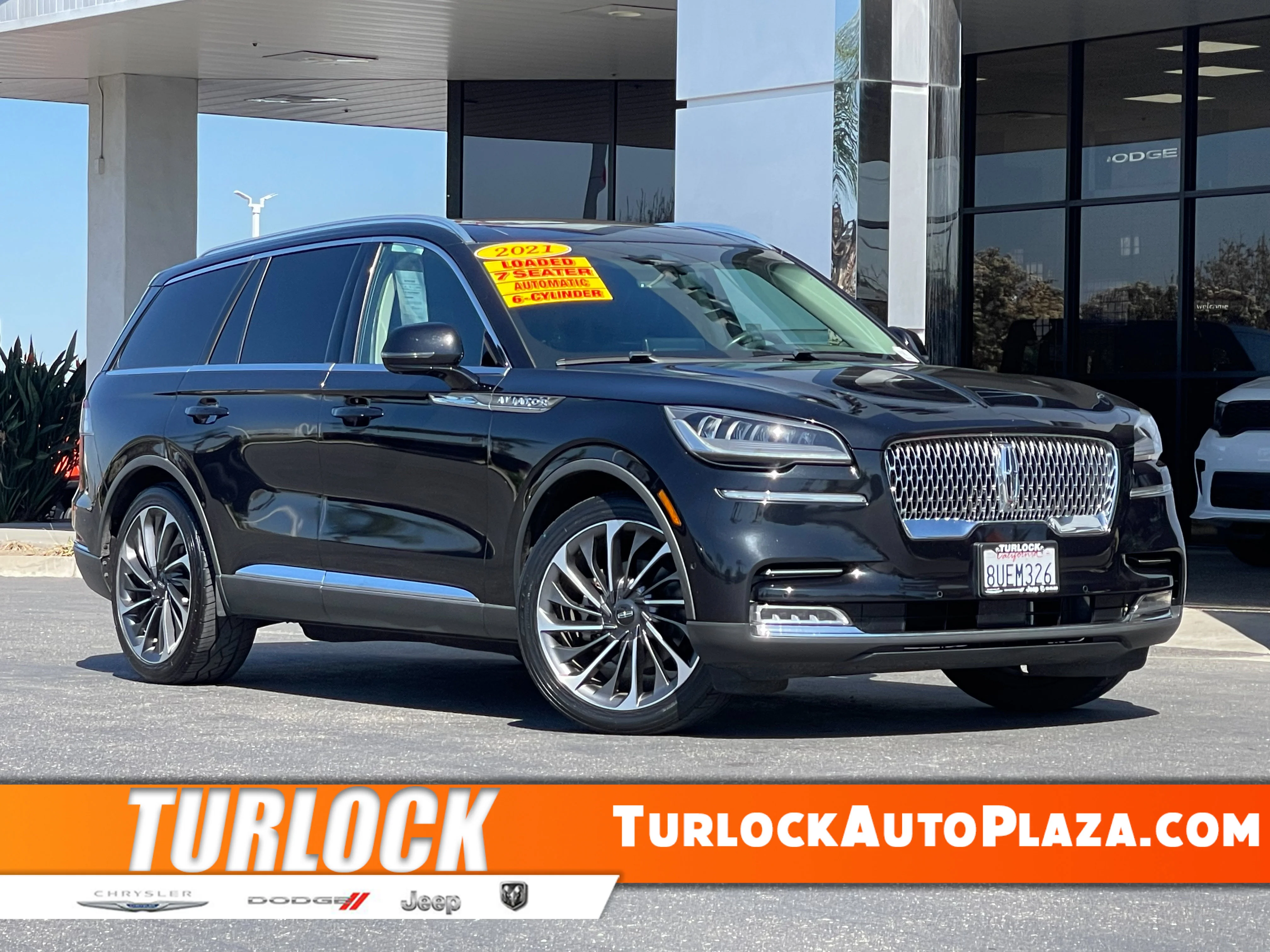 Black 2021 Lincoln Aviator Reserve RWD SUV / Crossover Rear-Wheel Drive Automatic
