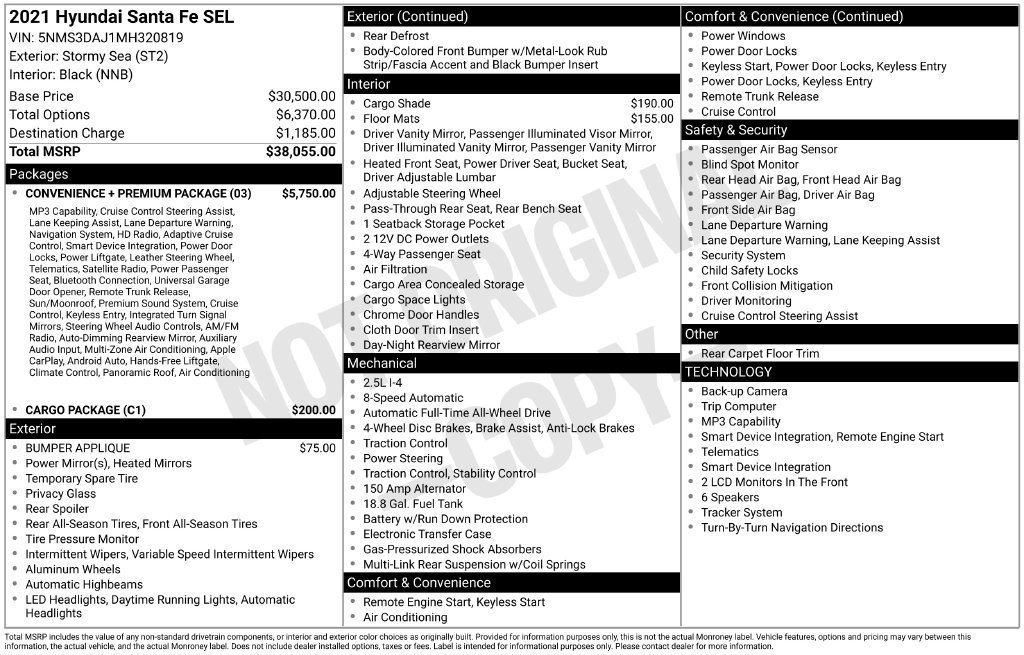 Used 2021 Blue Hyundai SEL image 6
