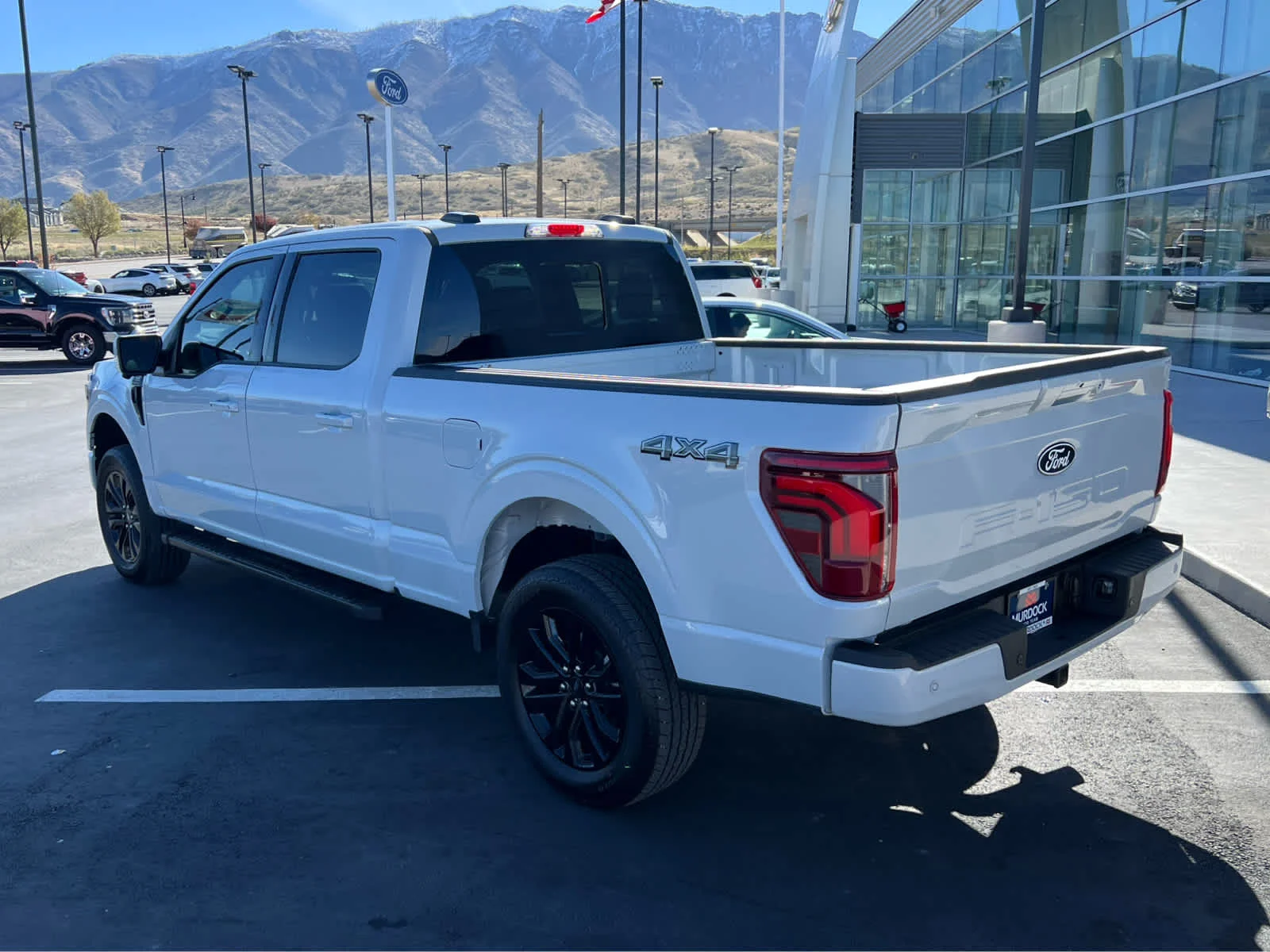 Used 2025 Space White Metallic Ford LARIAT image 11