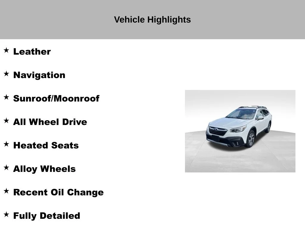 Used 2021 White Subaru Limited image 9