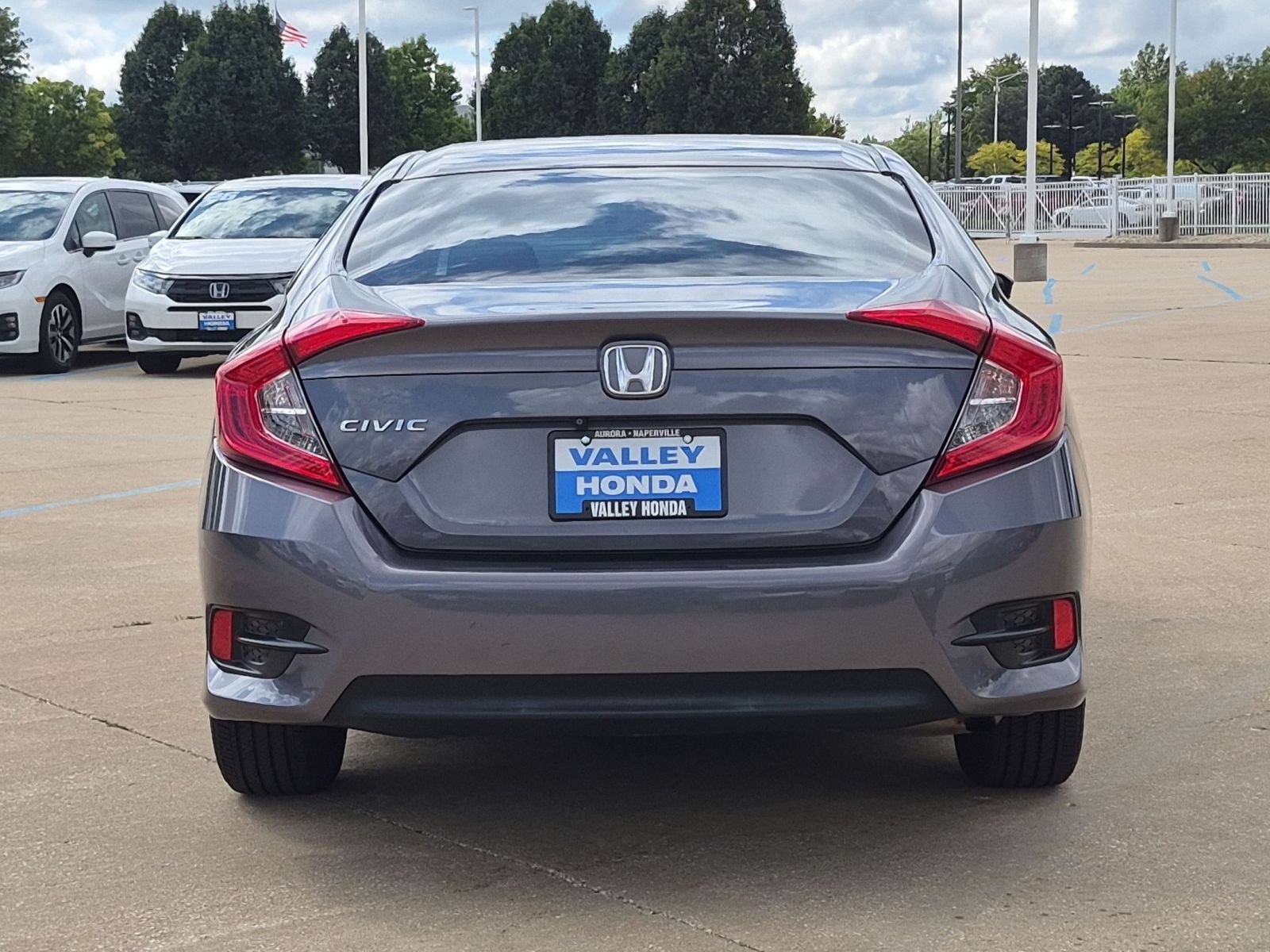 Certified Used 2016 Modern Steel Metallic Honda LX Sedan image 8