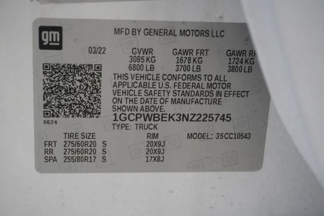 Used 2022 WHITE Chevrolet Custom image 30