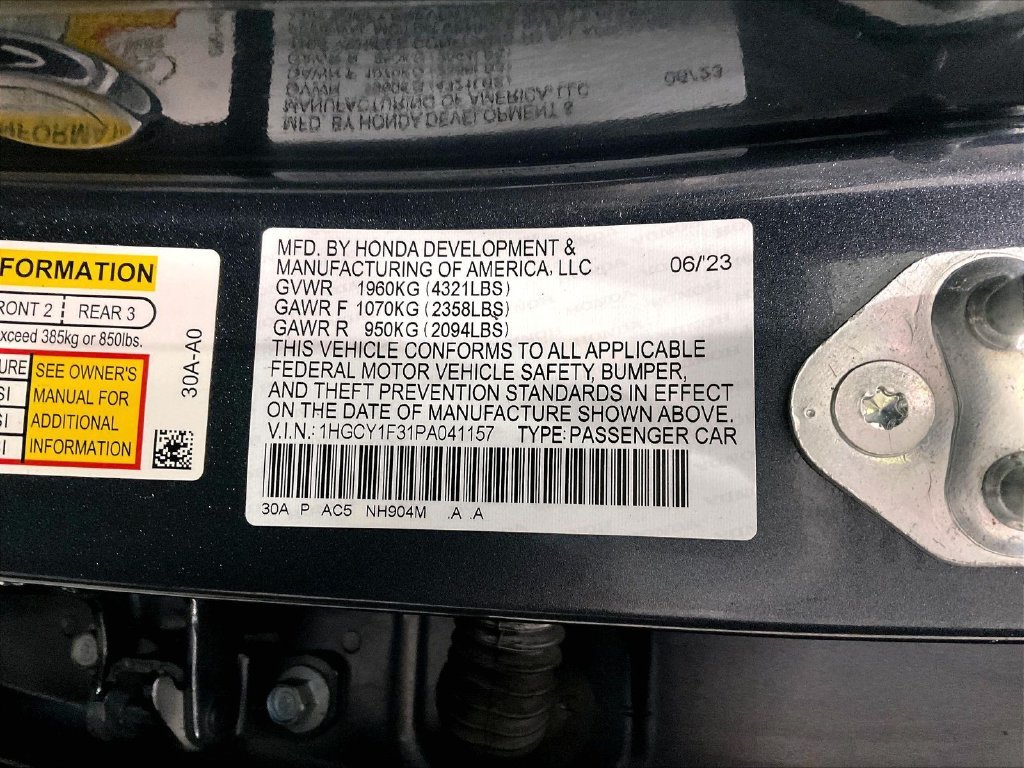 Used 2023 Gray Honda EX image 33