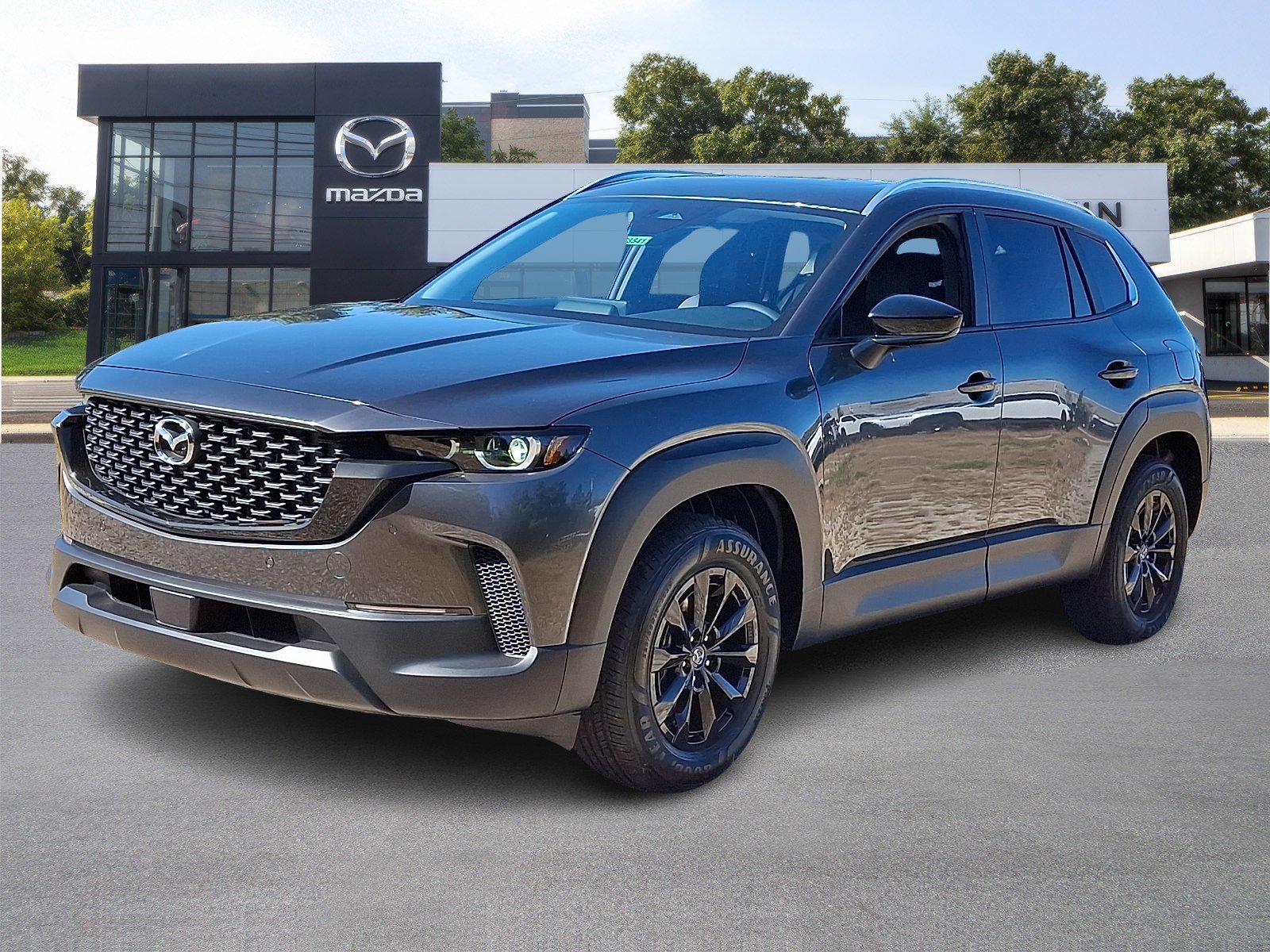 New 2026 Machine Gray Metallic Mazda Preferred AWD image 2